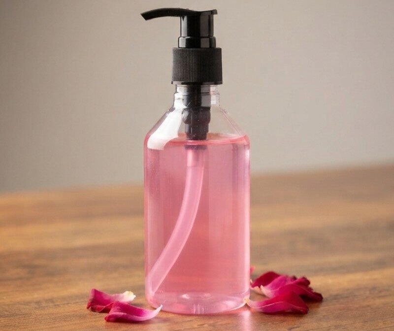 Velvet Rose: Organic Rose Goat Milk Liquid Artisan Soap