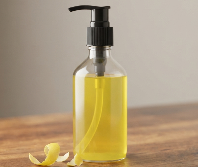Lemon Radiance: Organic Lemon Goat Milk Liquid Artisan Soap